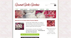 Desktop Screenshot of gourmetgarlicgardens.com